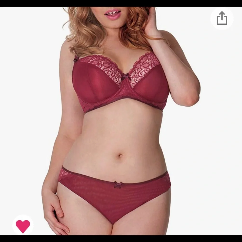 SOLD!π₯³Curvy Kate Womenβsβ Ellace Balcony Bra 34HH - Picture 3 of 16